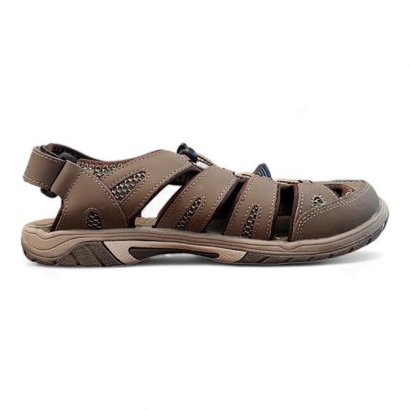 Eddie Bauer Blakely Brown Leather Sport Hiking Sandals Women’s Size 10M - Picture 8 of 13